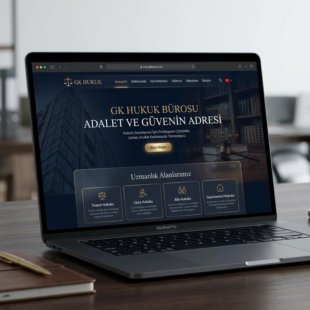 GK Hukuk Bürosu — Kurumsal Web Platformu